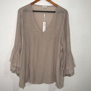 Spense Peasant Style Blouse